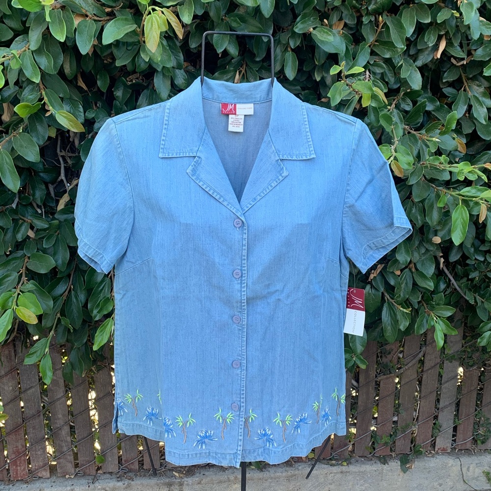 Jean like blouse